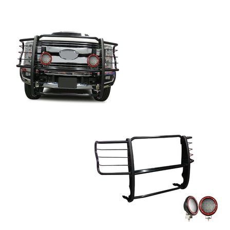 Black Horse Off Road 17FB28MAPLFR Grille Guard Kit for Ford F250