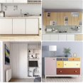 thumbnail image 3 of 4 Pack Cupboard Door Magnets Strong Magnetic Catch Silver Heavy Duty Magnetic Door Catch For Kitchen Cupboard, Wardrobe, Bathroom Cabinet, Closet, 3 of 3