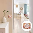 thumbnail image 7 of Yayeee Toggle Light Switch Wall Plate 3-Gang 6.37"x4.48" Decorative Outlet Cover, Leaves Pattern, 7 of 7