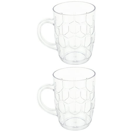 

Transparent Draft Beer Mug Drinking Glasses Ice Coffe Coffee Straw with and Lid Whiskey Acrylic