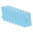 thumbnail image 1 of Uxcell 8 Pcs Mini Cadres Photo 2.4 x 3.6 Pouces Rectangulaire Petit Support de Cadre Photo, Bleu, 1 of 5