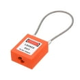 thumbnail image 4 of Uxcell Lockout Tagout Locks with Key, Loto Locks Safety Padlock Keyed Different with Lockout Tag Style 2, Orange, 4 of 6