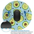 thumbnail image 4 of Disketp Avocado And Hearts Small Mouse Pad 7.9x7.9 Inches,Washable Round Mousepad For Office Laptop Computer,Non-Slip Rubber Base Mouse Pads For Wireless Mouse, 4 of 9