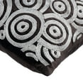 thumbnail image 2 of Pillow Cover, Pillow Covers, Pillow Covers 18x18 inch (45x45 cm) Grey, Velvet Throw Pillow Covers, Handmade Pillow Covers, Modern, Circles & Dots - Go Silver Rings, 2 of 2
