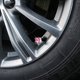 thumbnail image 3 of 4 tapas de válvula de neumático de rueda de corona de diamantes de imitación para coche, cubierta de aire automática (rosa roja) Tmvgtek Accesorios para autos y motos, 3 of 9