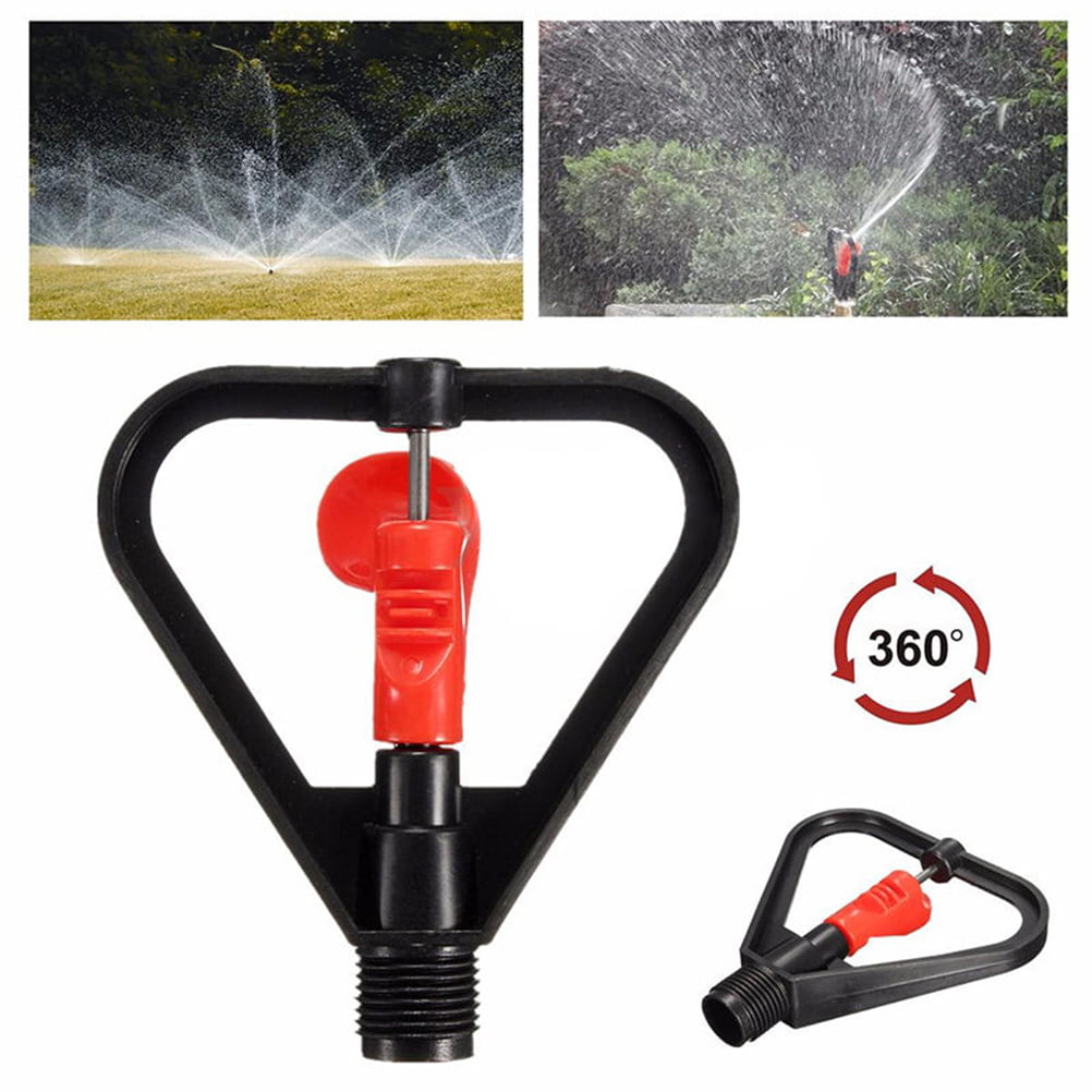 3/4"inch DN15 Heavy Duty Plastic Impact Head Sprinkler Garden Nozzle Equipment 