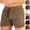Khaki, variant on Men's Training Shorts Tight Quick Dry Breathable Lightweight Running Gym Shorts