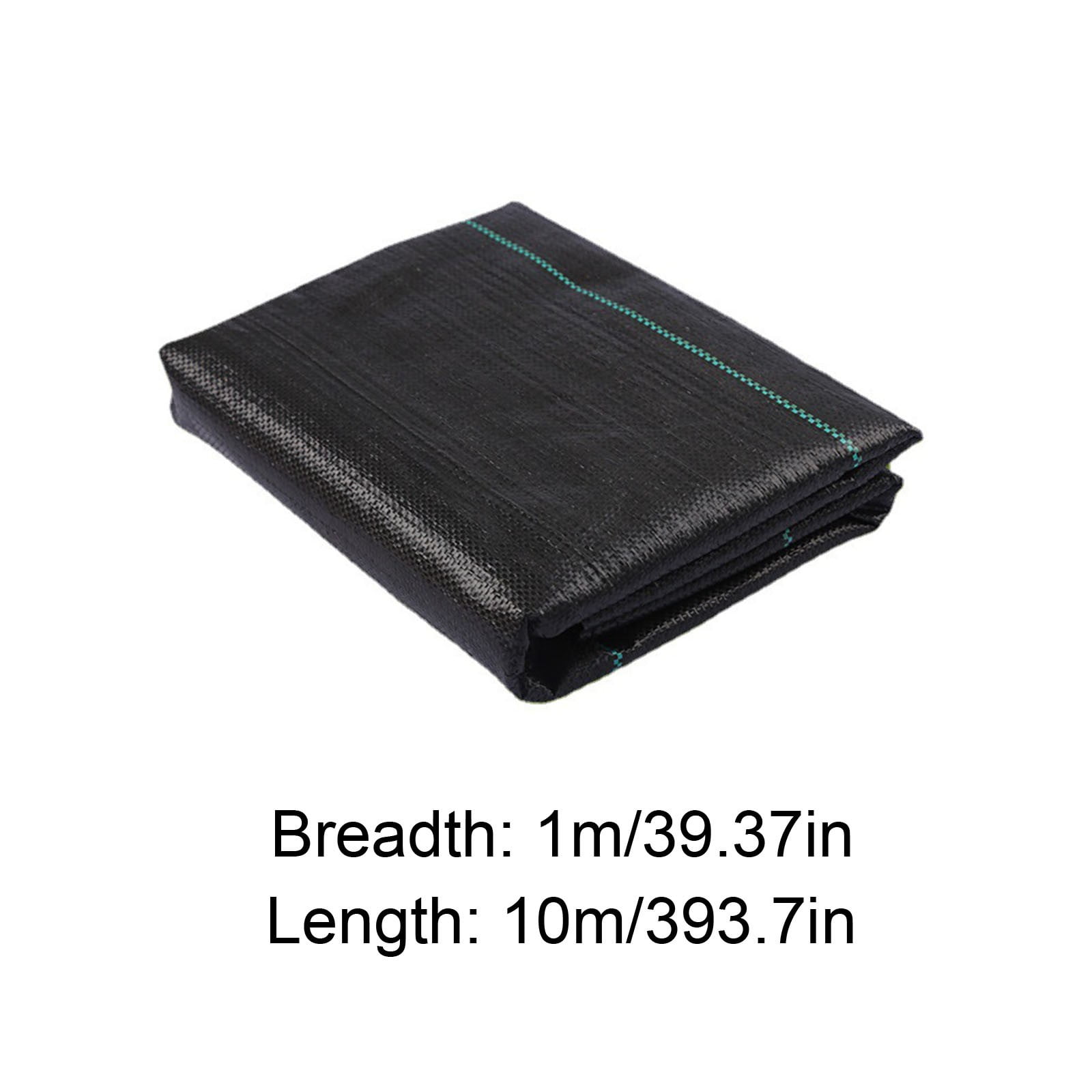Landscaping Fabric Ground Cover Membrane, Breathable Weed Barrier Cloth for Garden Beds Driveway Patio Soil Protection Outdoor Use