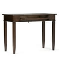 thumbnail image 4 of Simpli Home Carlton Wood Transitional 42" Home Office Desk in Brown, 4 of 9