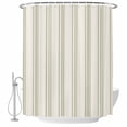 thumbnail image 2 of Sage Green Striped Waterproof Fabric Shower Curtain,Modern Farmhouse Green Stripes Waterproof Fabric Shower Curtain for Bathroom Curtains Bathtubs Hotel Shower Curtains with 12 Hooks Small 36x72in, 2 of 8