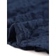 thumbnail image 5 of Blusa de encaje floral elegante Allegra K con cuello redondo manga larga Azul Oscuro L, 5 of 6