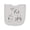 AC-Heather Grey, variant on Inktastic Ski Bum Newborn Bib
