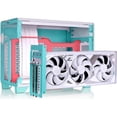 thumbnail image 6 of Thermaltake TR100 SFF Chassis; mITX Support; 18.9 Liters; PCIe 4.0 Riser Cable Included; 360mm GPU Clearance; 280mm Radiator Support; Removable PCIe Bracket; Mint Strawberry; CA-11A-00SLNN-00, 6 of 6