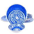 thumbnail image 1 of Elama Elm Elly Collection Vajilla De Melamina, 12 Piezas, Azul, 1 of 5