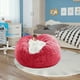 thumbnail image 2 of Sillas de la Sala de Estar 1 Cubierta de Sofá de Terciopelo Cómodo Y Suave Redondo Grande, Adecuado para la Sala de Estar, Dormitorio, Decoración Del Hogar de la Oficina, Solo sin Llenar, Tamaño 135cm, 2 of 4