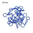 thumbnail image 3 of 20pcs 30-Degree Angle Body Clips Bent Springy Pins for All 1/8 1/10 Scale Model RC Car Crawler Fit 1.4mm Rod(Blue), 3 of 7