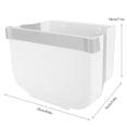 thumbnail image 3 of Cubo de Basura Colgante, Cubo de Basura Montado en la Pared peque?o Cubo de Basura Plegable de Cocina Cubo de Basura sin Perforación Cubo de Basura Plegable para Gabinete/Coc Suministro Para el Hogar Fugacal  NO, 3 of 7
