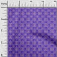 thumbnail image 2 of oneOone Velvet Purple Fabric Asian Ornamental Tile Sewing Craft Projects Fabric Prints By Yard 58 Inch Wide, 2 of 4