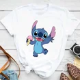 thumbnail image 3 of Camiseta informal de manga corta con puntada superior, dulce camiseta de algodón de tendencia, ropa para niños, camisetas gráficas de verano a la moda para niños y niñas, 3 of 5