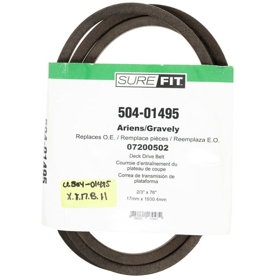 SureFit 76" Banded Belt for Ariens 07200502 Gravely EverRide Pro-Walk GR1332FX