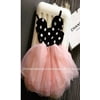 Gaono Little Girls Summer Dress Polka Dot Sling Cute TuTu Style Princess Dress