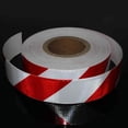 thumbnail image 5 of Película reflectora, cinta reflectante, pegatina de advertencia autoadhesiva, rojo, blanco, 3 mx 10 cm, 5 of 5