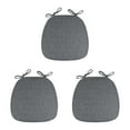 thumbnail image 2 of Guardoinrt Chair Cushion Pads Made With Polyester And Flax For Easy Cleaning And Durability Easy To Clean Chair Cushions Chair Pads darkgray 3Set, 2 of 6