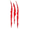 thumbnail image 1 of SUPERRED Universal Auto etiqueta Personalizado Pegatinas decorativas para campana Pegatina coche con arañazos en forma de garra Accesorios, 1 of 4