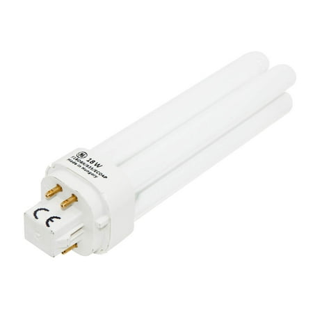 Double Twin Tube 4 Pin - GE 18W 4 Pin G24q2 Neutral White Double Twin Tube CFL Bulb