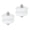 White, variant on 2Pcs 1/4Inch Thread Adapter Screw Male to Male For Camera Tripod Light Stand Accessories Secure Connection Mounting