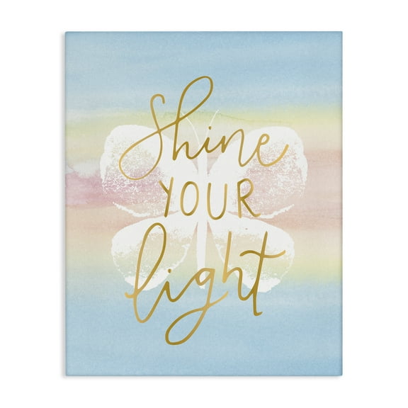 Stupell Industries Shine Your Light Animals & Insects Painting Gallery Wrapped Canvas Art Print Wall Art, 16 x 20