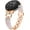Rose Gold-A, variant on MUKO Bling Bands for Google Pixel Watch / Pixel Watch 2 / Pixel Watch 3 45mm, Adjustable Curved resin metal Strap Wristband Compatible with Google Pixel Watch for Women Men Black