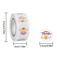 lHXIA 500 Thanksgiving Thanksgiving Gift Sealing Stickers With Self