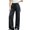 Black, variant on TOUMENY Women Cargo Pants Spring Fall Casual Elastic Waist Stretchy Breathable Pants Solid Loose Wide Leg Drawstring Joggers Trousers Beige XXXL