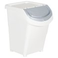 thumbnail image 5 of vidaXL Stackable Waste Bins with Lids 3 pcs White PP 120 L, 5 of 5