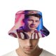 thumbnail image 4 of Nick Jonas Sombrero bucket para adultos, gorra de protección solar, sombrero de pescador plegable para viajes al aire libre, pesca y actividades de verano, 4 of 6