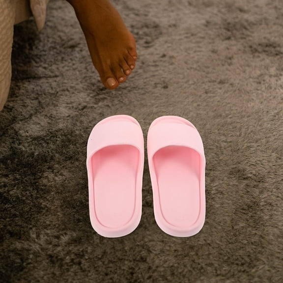 MLINS 1 Pair Slippers for Women Non Slip Quick Drying Shower Sandals Bathroom Slipper