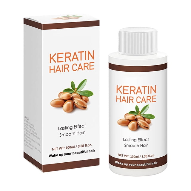 Crema de queratina para cabello liso, rizos, permanente, cabello liso, cuidado de proteínas, crema alisadora, 100 ml
