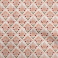 thumbnail image 1 of oneOone Velvet Dark Peach Fabric Asian Block Floral Sewing Craft Projects Fabric Prints By Yard 58 Inch Wide, 1 of 4
