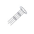 thumbnail image 2 of fastboy Plant Climbing Support Trellis 100 cm Iron Pipe Plastic Tomato Cage, 2 of 3