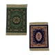 thumbnail image 2 of 4X Mini Posavasos de Tejido Persa con de Alfombra, Tecnología de Decoración para Mesa de Comedor, Azul y Verde, 2 of 4