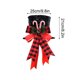 thumbnail image 3 of ¡Rebajas de Temporada!, Sombrero de copa de árbol de Navidad plegable de compresión con lazo de tela y patas rojas Akmoler, 3 of 7