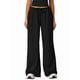 thumbnail image 1 of Pantalones Deportivos Casuales Holgados de Pierna para Mujer, Rectos, de Tiro Bajo, con Bolsillos con Cordón Elástico Negro L, 1 of 7