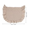 thumbnail image 2 of KAKOWELY Cojín De Tela Beige Para Con Soporte Lumbar Perfecto Para Comedor Y Oficina, 2 of 7