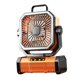 thumbnail image 5 of Ventilador de Camping con luz, ventilador de escritorio con gancho, silencioso, portátil, recargable por USB, ventilador para tienda de campaña, para Naranja con control remoto, 5 of 8