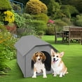 thumbnail image 4 of Casa Para Perros, Casa Para Mascotas Al Aire Interior De Nailon Plegable Durante Toda La Temporada Para Conejos, 4 of 7
