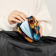 thumbnail image 5 of Sunflower Sanitary Napkin Bag Period Purse Small Storage Bag Pouch Case Travel Organizer Zipper Pouch 4.7x6.6x6.6 in Velvet Oxford Cloth Sponge Fabric Storage Bag for Sanitary Napkins, 5 of 6