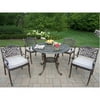 Oakland Living Mississippi Table/Chair Set