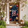 thumbnail image 3 of LUUFILx Cheer to 22 Years Party Banner Heart Balloons Backdrop Background Birthday Decoration Anniversary Celebration Photography Props Decorations, 3 of 7