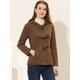 thumbnail image 2 of Chaquetón Allegra K con capucha y bolsillos profundos Marrón oscuro L, 2 of 5